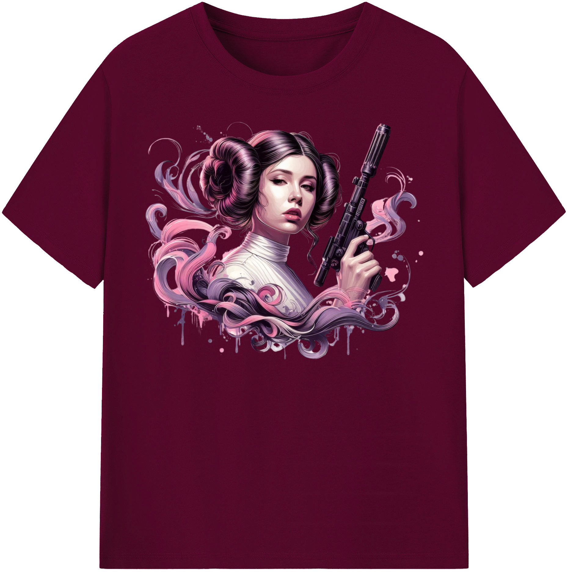 （画像用） スター・ウォーズ Star Wars レディースカジュアルプリントTシャツ（綿100％）
